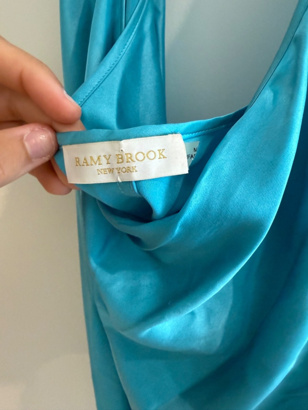 Turquoise Ramy Brook Harriet Top - Picture 6 of 6